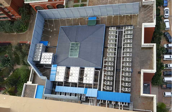 上海冷卻塔-中央空調聲屏障噪聲治理案例